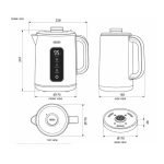 smart kettle dimension drawing