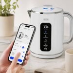 smart kettle gloss white lifestyle app